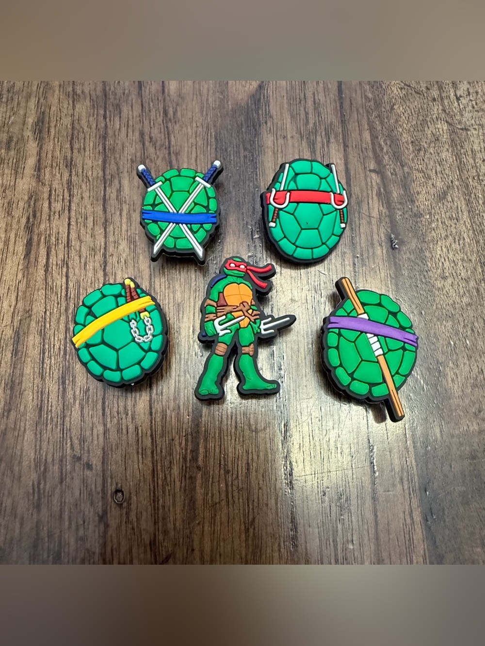 Ninja Turtle Shoe Charms